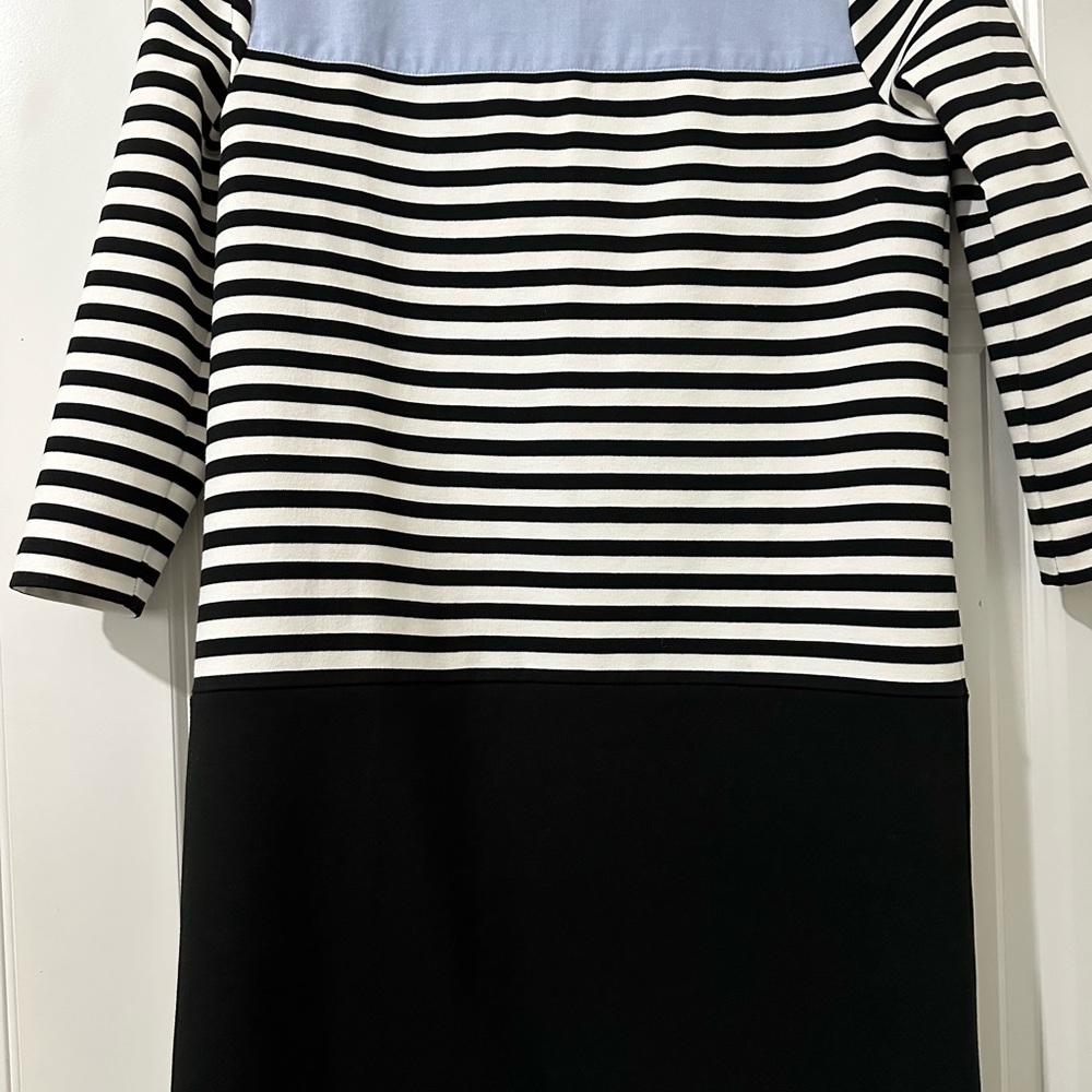 Striped Black and White Dress